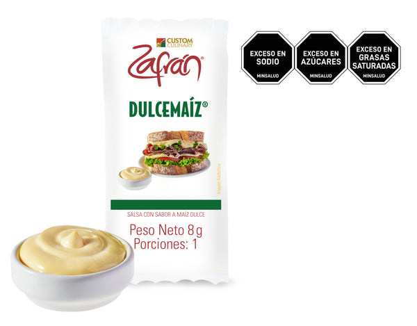 Salsa Dulcemaíz® Zafrán® Sobre Personal 8g (Bolsa x 120 unidades)