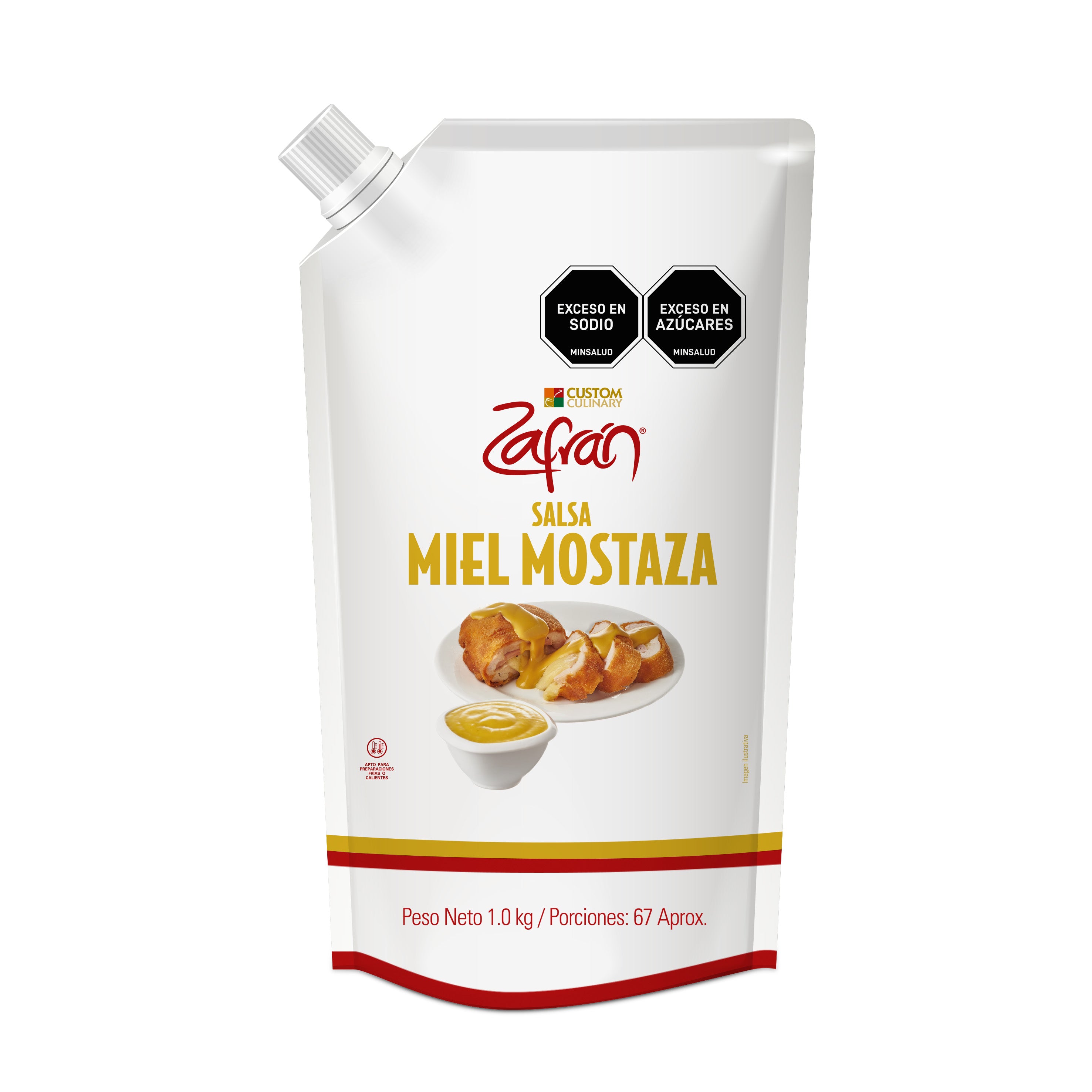 Salsa Miel Mostaza Zafrán® Doypack Con Válvula 1kg