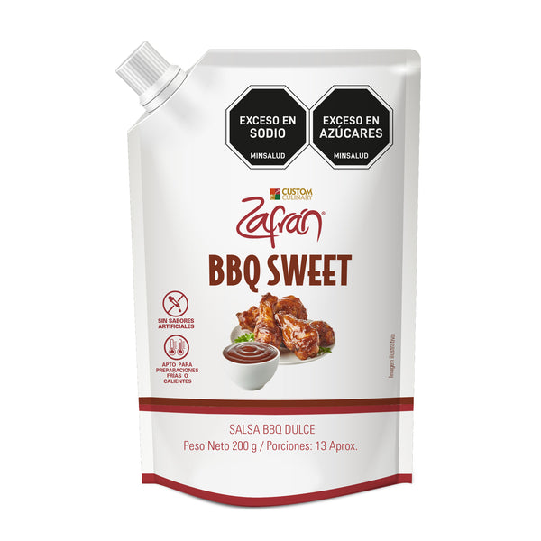 Salsa BBQ Sweet Zafrán® Doypack Con Válvula 200g