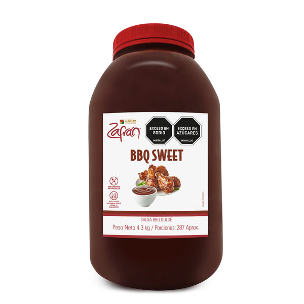 Salsa BBQ Sweet Zafrán® Garrafa 4.3K