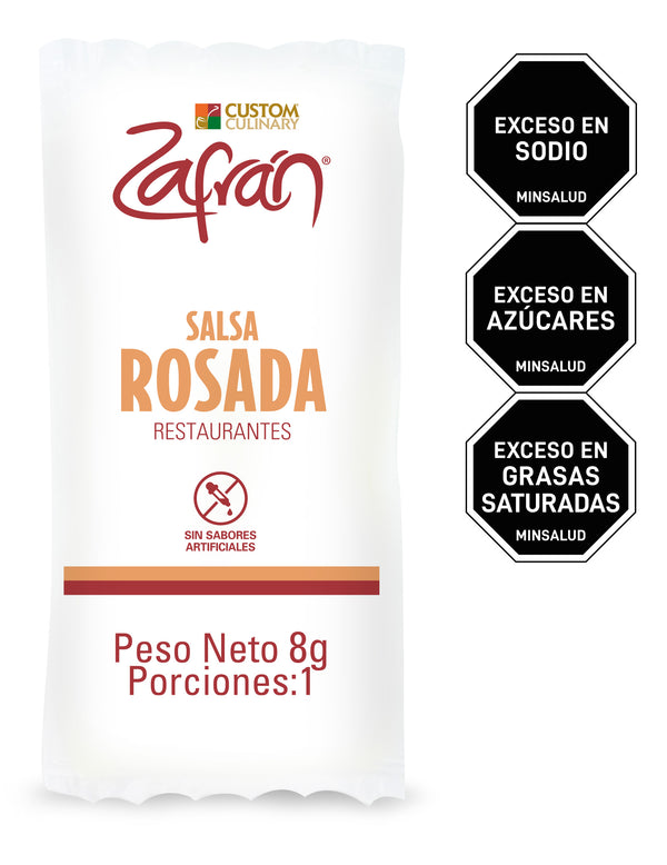 Salsa Rosada Restaurantes Zafrán® Sobre Personal 8g (Bolsa x 120 unidades)