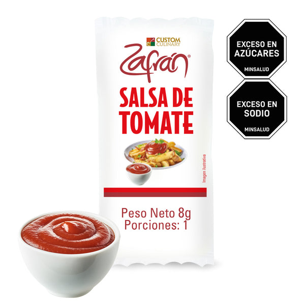 Salsa De Tomate Zafrán® Sobre Personal 8g (Bolsa x 120 unidades)