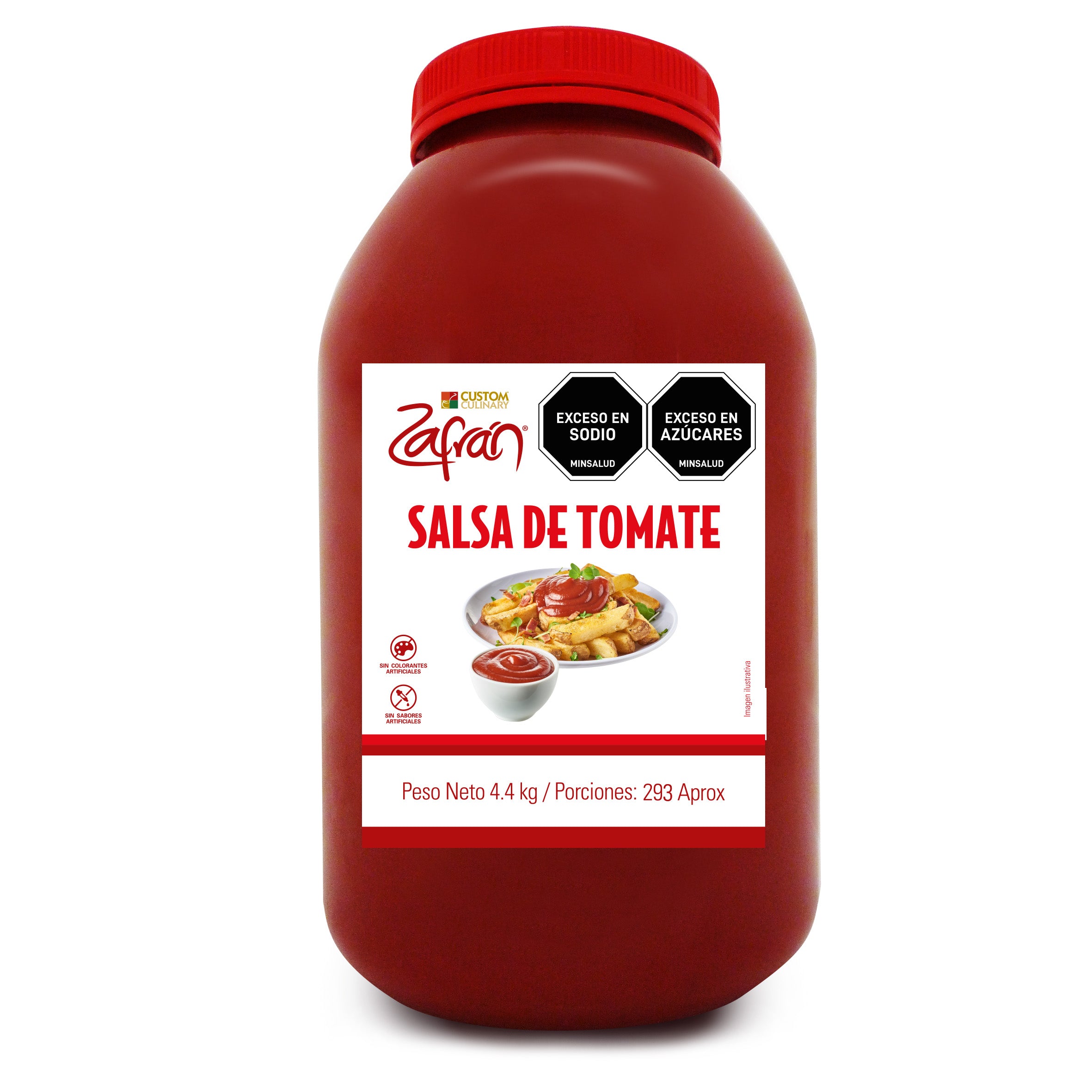 Salsa De Tomate Zafrán® Garrafa 4.4kg